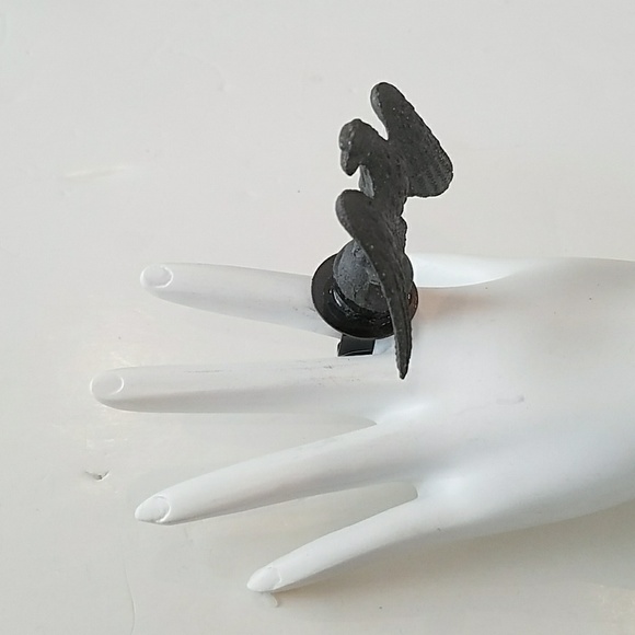 GASOLINE GLAMOUR PATINA EAGLE RING - Picture 3 of 5